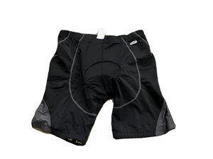 Santic Mens Black Cycling Padded Athletic Shorts Size 2XL XXL